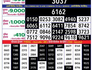 Lottery Result Today June 11, 2024