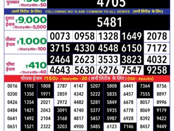 Lottery Result Today June 18, 2024