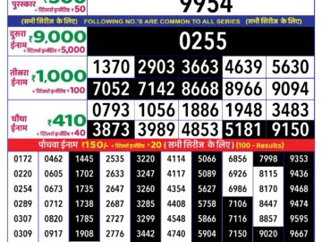 Lottery Result Today June 26, 2024