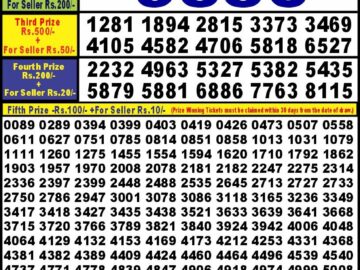 Lottery Result Today June 30, 2024