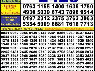 Lottery Result Today June 3, 2024