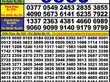 Lottery Result Today June 26, 2024