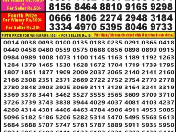 Lottery Result Today June 18, 2024