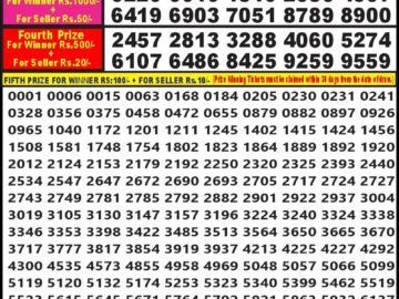 Lottery Result Today July 2, 2024