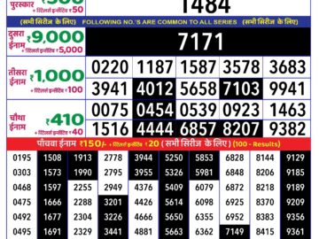 Lottery Result Today July 31, 2024