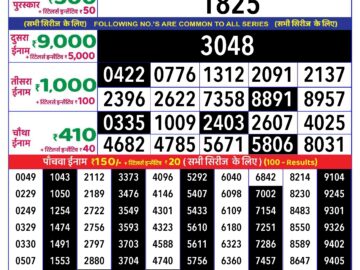 Lottery Result Today July 5, 2024