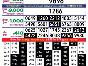 Lottery Result Today July 2, 2024