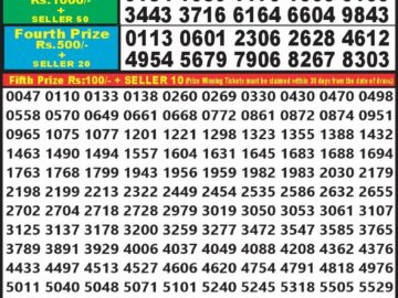 Lottery Result Today July 2, 2024