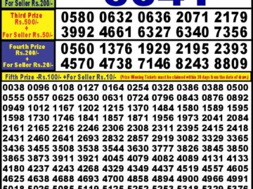 Lottery Result Today July 1, 2024