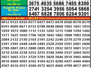 Lottery Result Today August 10, 2024