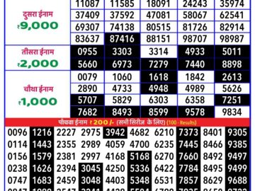 Lottery Result Today August 28, 2024