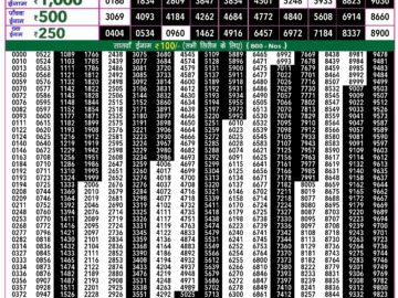 Lottery Result Today August 2, 2024