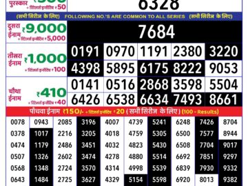 Lottery Result Today August 6, 2024