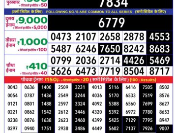 Lottery Result Today August 28, 2024