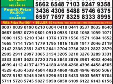 Lottery Result Today August 21, 2024