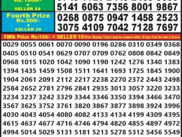 Lottery Result Today August 28, 2024