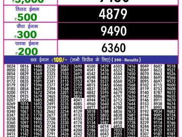 Lottery Result Today September 28, 2024