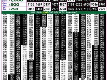 Lottery Result Today September 30, 2024