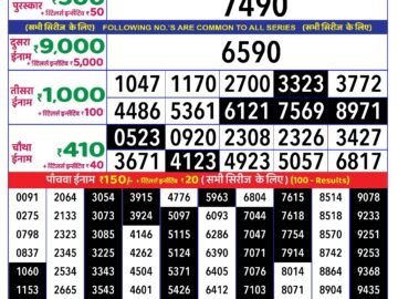 Lottery Result Today September 2, 2024