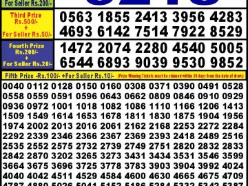 Lottery Result Today September 29, 2024