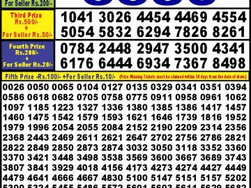 Lottery Result Today September 27, 2024