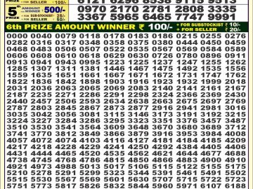 Lottery Result Today October 31, 2024