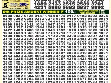 Lottery Result Today October 22, 2024