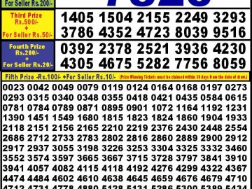 Lottery Result Today October 22, 2024