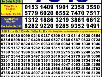 Lottery Result Today October 4, 2024