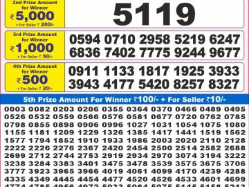 Lottery Result Today October 30, 2024