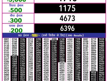 Lottery Result Today October 13, 2024