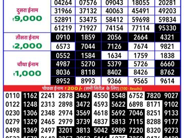 Lottery Result Today October 23, 2024