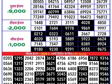 Lottery Result Today October 8, 2024