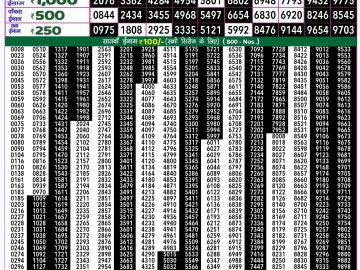 Lottery Result Today October 15, 2024