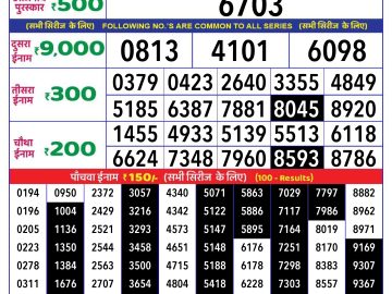 Lottery Result Today October 22, 2024