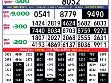 Lottery Result Today October 4, 2024