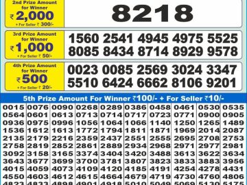 Lottery Result Today October 26, 2024