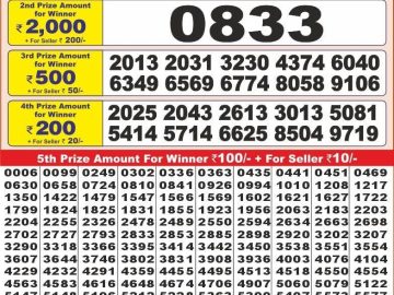 Lottery Result Today November 6, 2024