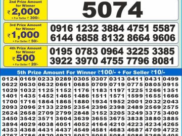 Lottery Result Today November 19, 2024