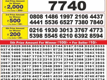 Lottery Result Today November 13, 2024