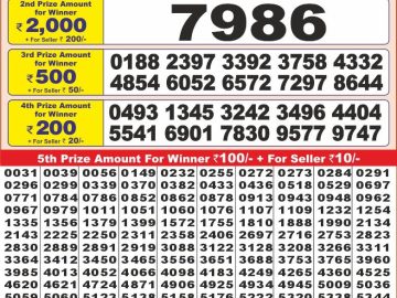 Lottery Result Today November 5, 2024