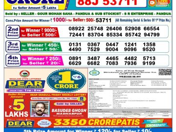 Lottery Result Today November 11, 2024