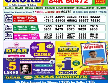 Lottery Result Today November 20, 2024