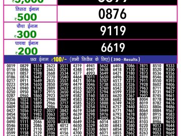 Lottery Result Today November 27, 2024