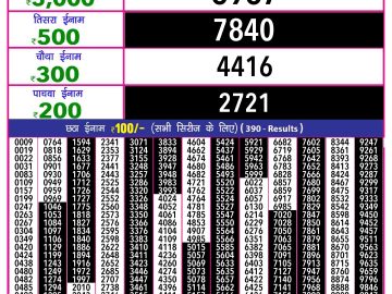 Lottery Result Today November 30, 2024