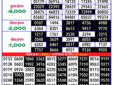 Lottery Result Today November 30, 2024