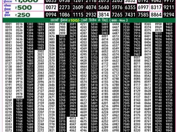 Lottery Result Today November 6, 2024