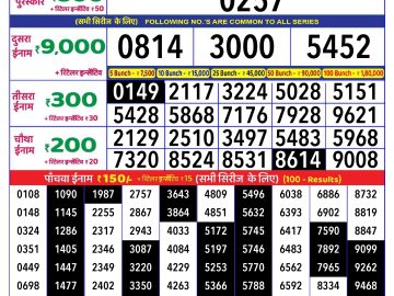 Lottery Result Today November 14, 2024