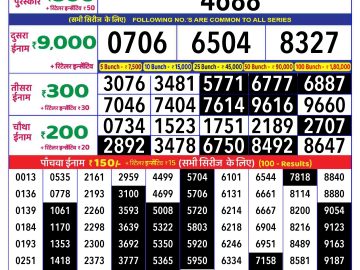 Lottery Result Today November 19, 2024