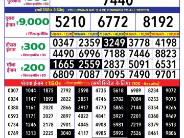 Lottery Result Today November 26, 2024